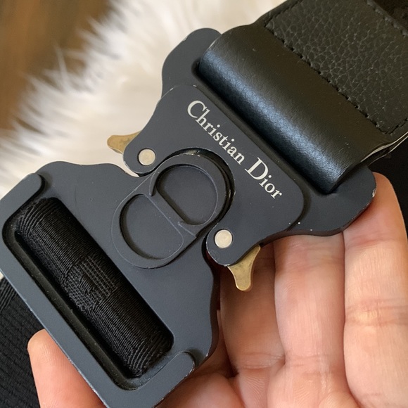 Dior Essentials saddle Bumbag Beige and Black Dior Oblique Jacquard - Picture 6 of 17